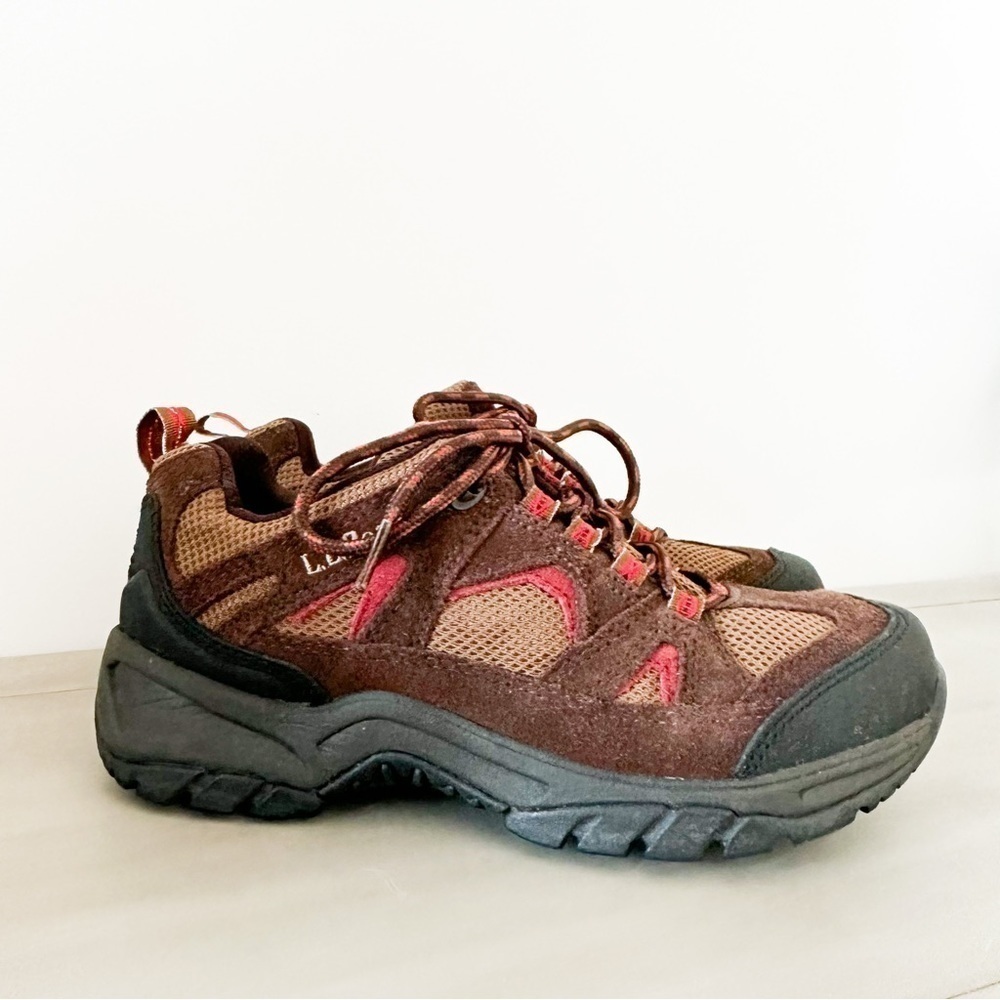 L.L.Bean Women’s Brown Dri-lex Waterproof Leather Hiking Shoes sz 7